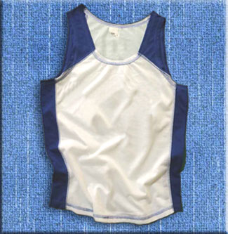 regata feminina com recorte